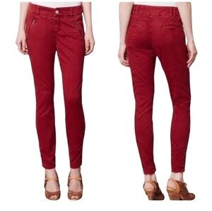 Anthropologie Pilcro Red Jeans
